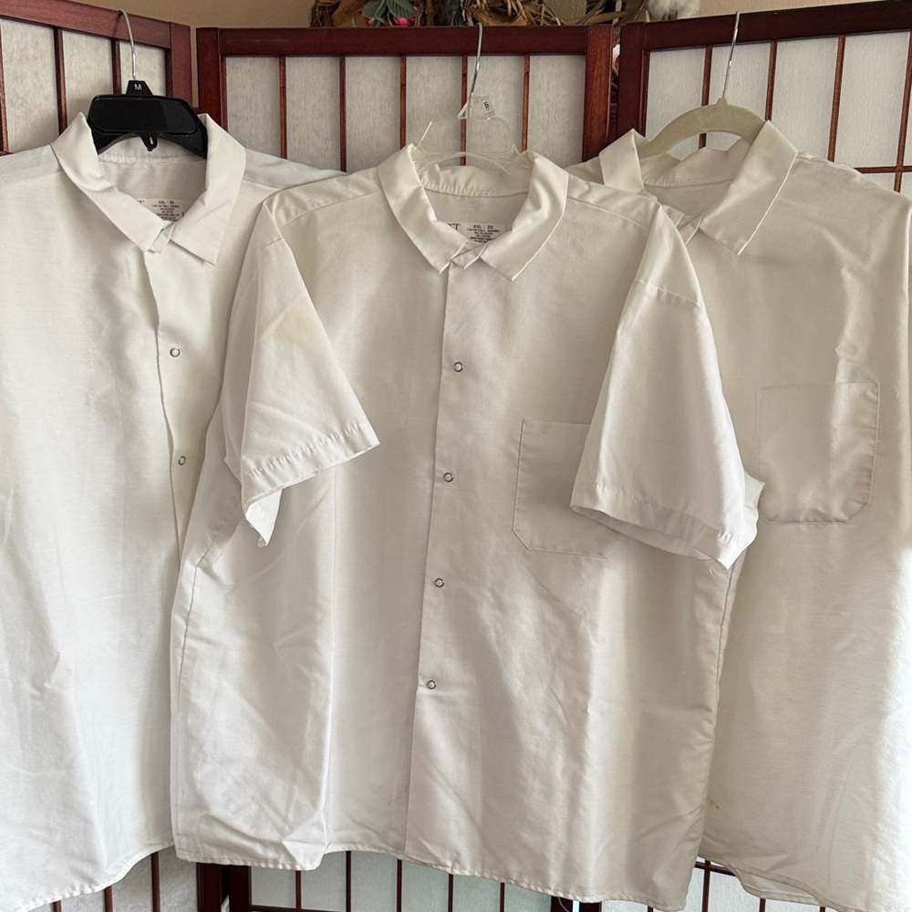Bundle of PST Kitchen Work Shirts, Size XXL